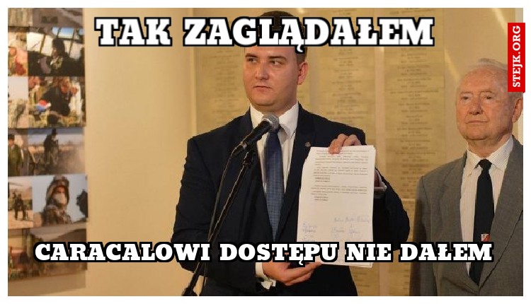 tak zaglądałem