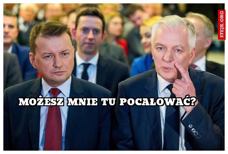 Możesz mnie tu pocałować?