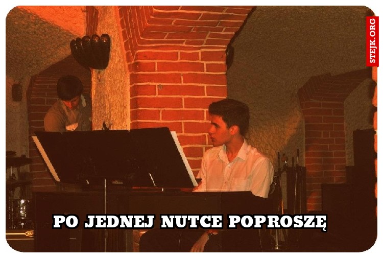 Po jednej nutce poproszę