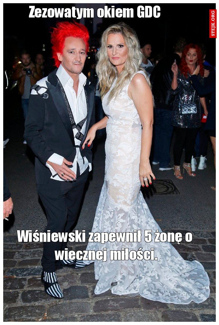 Wiśniewski zapewnił 5 żonę o  wiecznej miłości.
