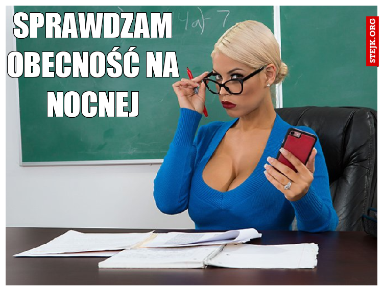 Sprawdzam obecność na nocnej