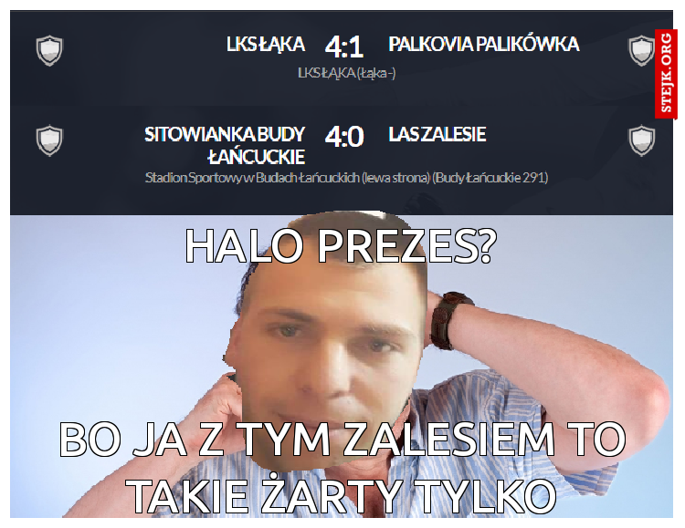 Halo prezes?