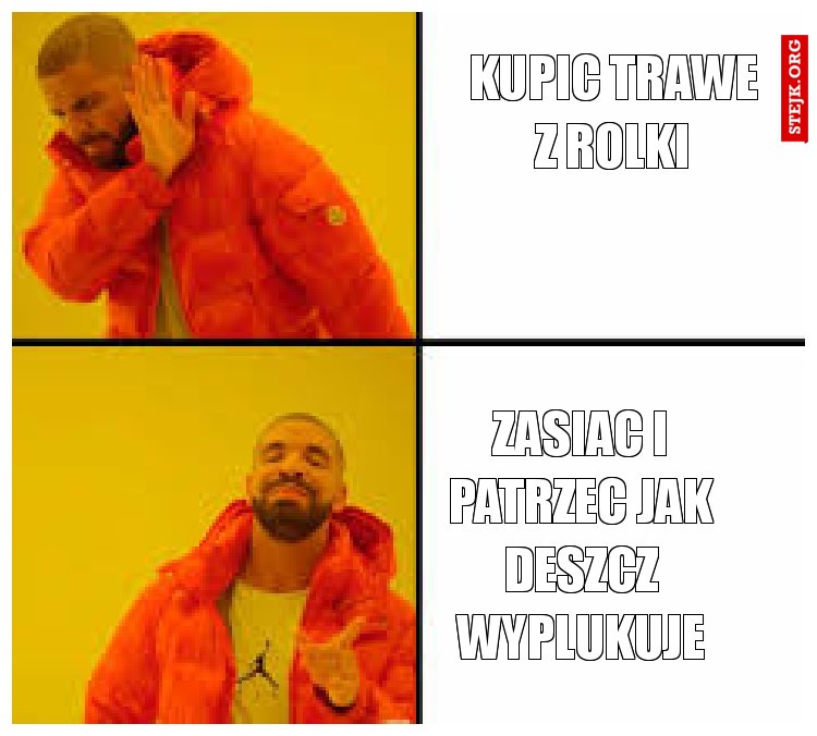 Kupic trawe z rolki