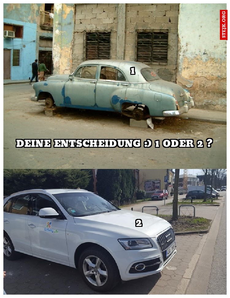  Deine Entscheidung :) 1 oder 2 ?