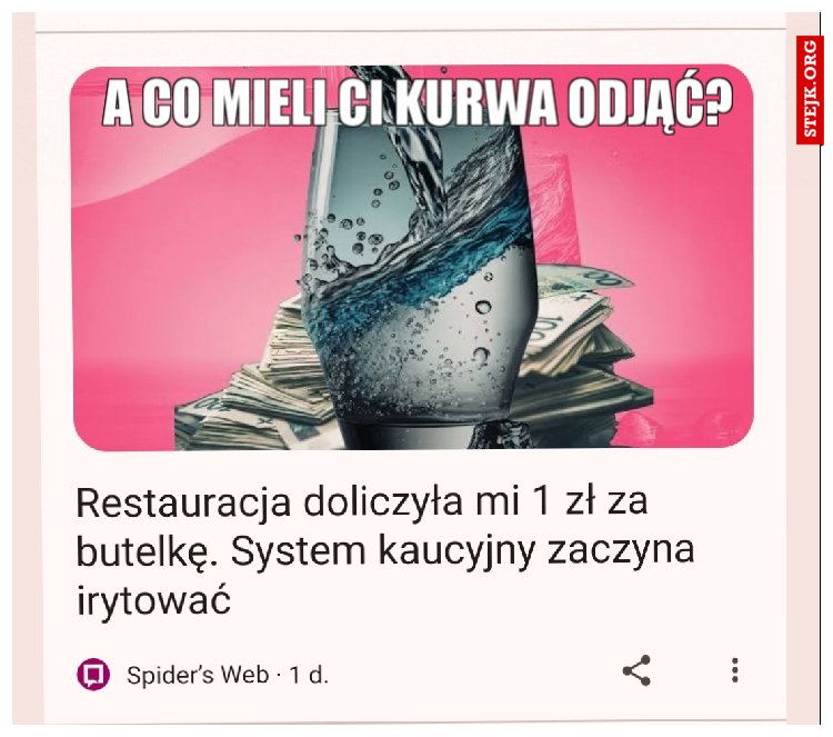 A co mieli ci kurwa odjąć?