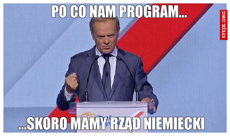 Po co nam program...