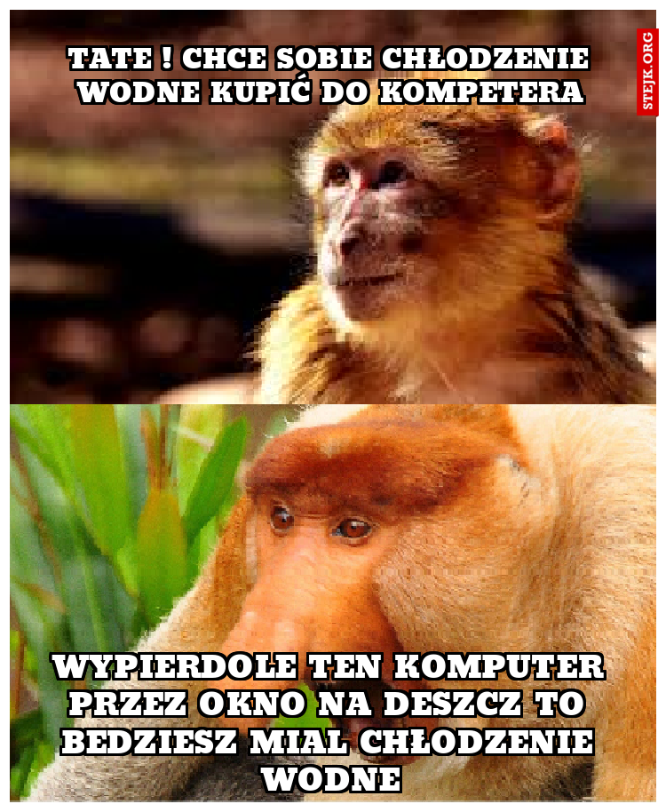 Tate ! Chce sobie chłodzenie wodne kupić do kompetera