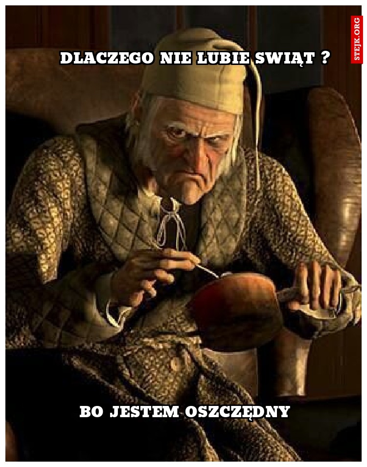 Dlaczego nie lubię Swiąt ?