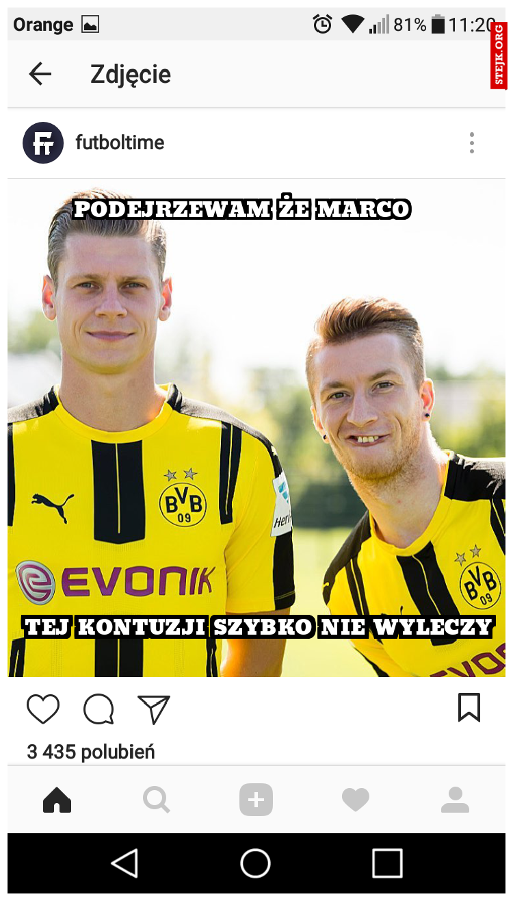 podejrzewam że marco