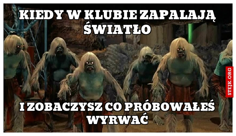 Kiedy w klubie zapalają światło