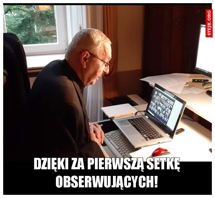 Dzięki za pierwszą setkę obserwujących!