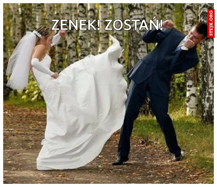 Zenek! Zostań!
