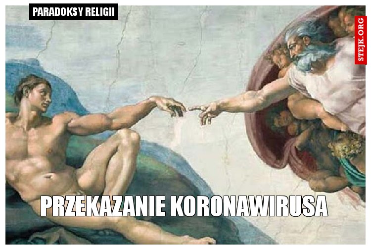 Przekazanie koronawirusa