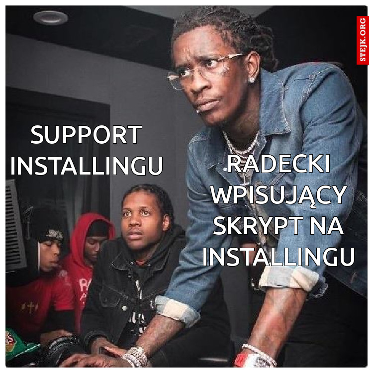 support installingu