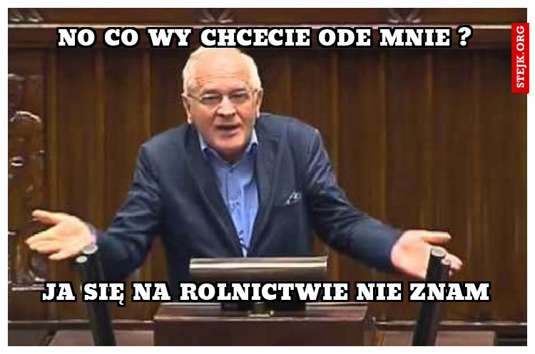 No co wy chcecie ode mnie ?