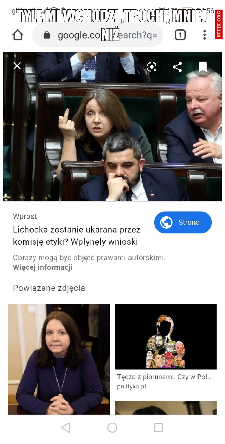 tyle mi wchodzi ,trochę mniej niż 
