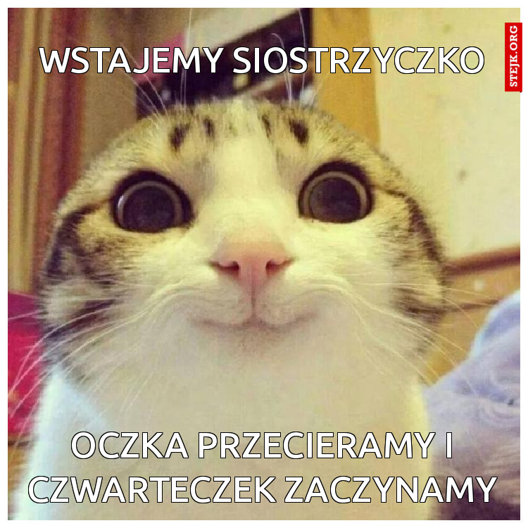 Wstajemy Siostrzyczko