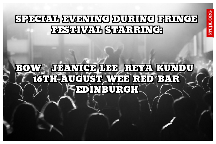 Special evening during Fringe festival starring: