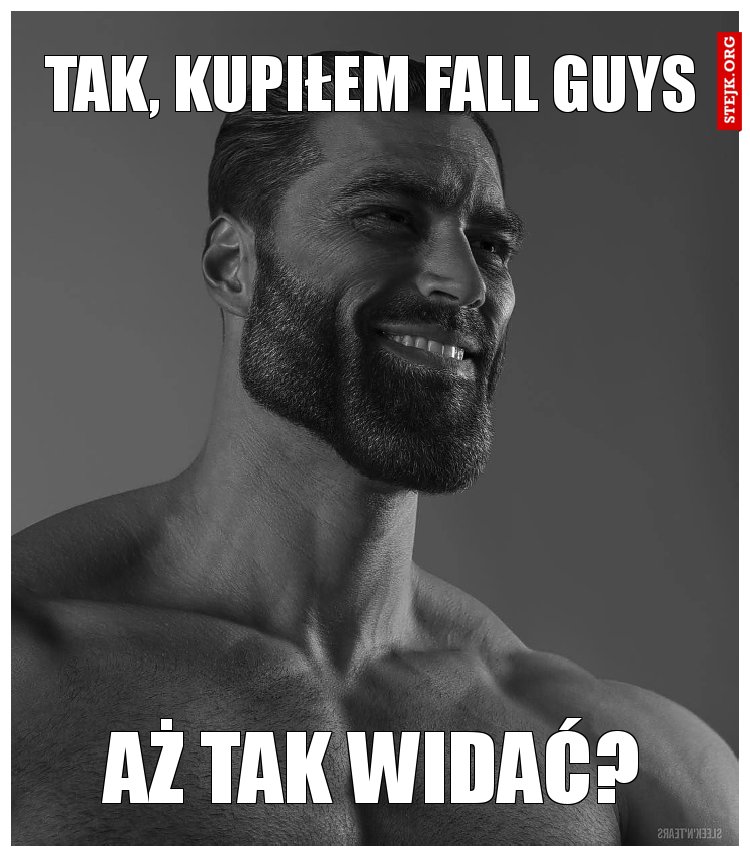 Tak, kupiłem fall guys