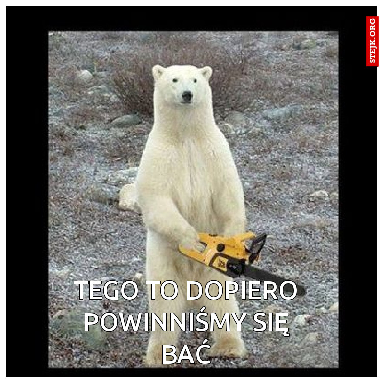 Tego to dopiero powinniśmy się bać