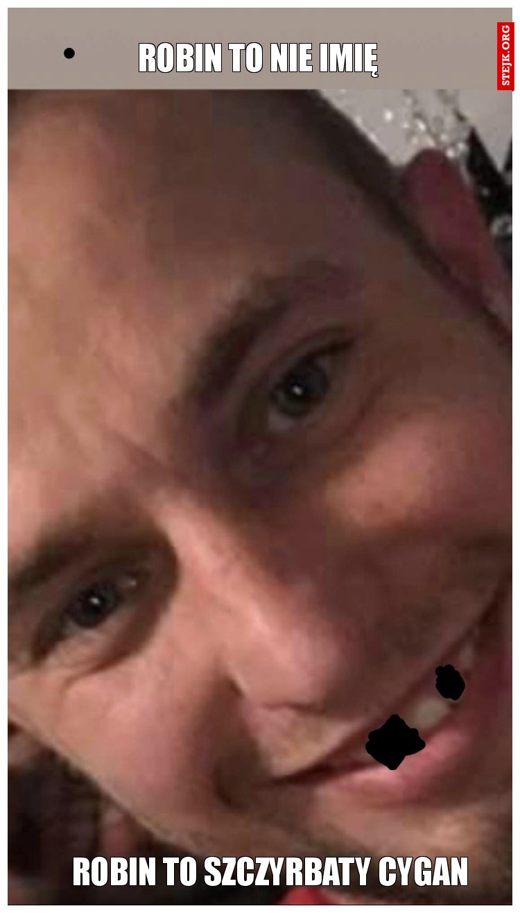Robin to nie imię
