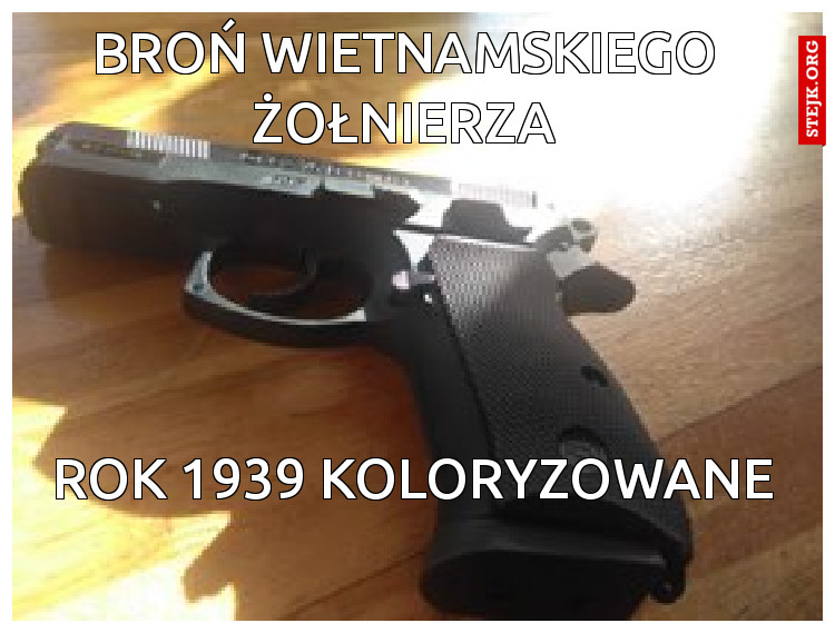 BROŃ WIETNAMSKIEGO ŻOŁNIERZA