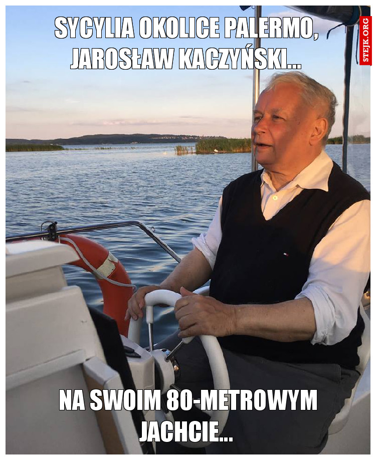 Sycylia okolice Palermo, Jarosław Kaczyński...