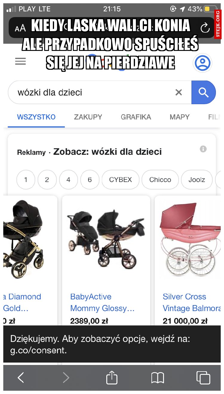 kiedy laska wali ci konia ale przypadkowo spuściłeś się jej na pierdziawe