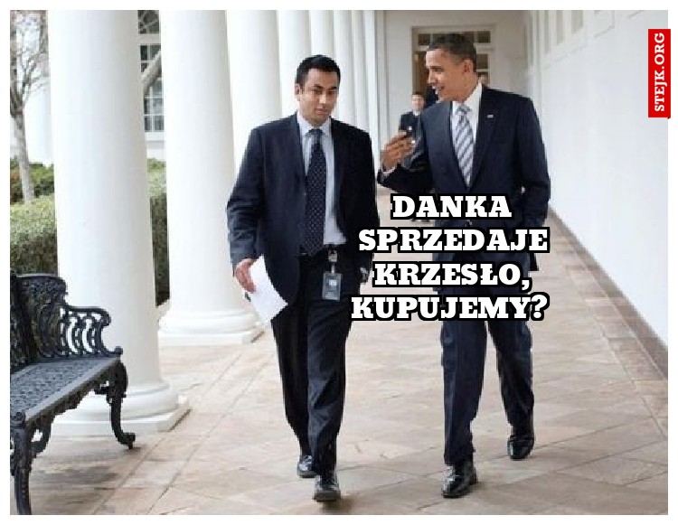 Danka sprzedaje krzesło, kupujemy? 