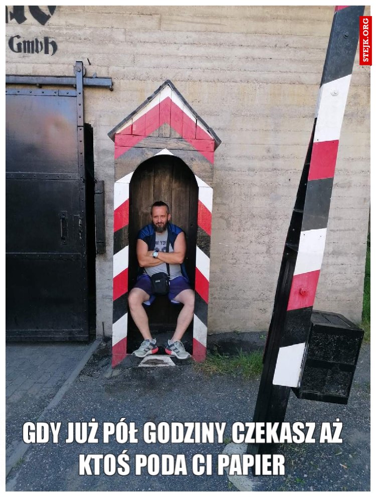 Gdy już pół godziny czekasz aż ktoś poda ci papier