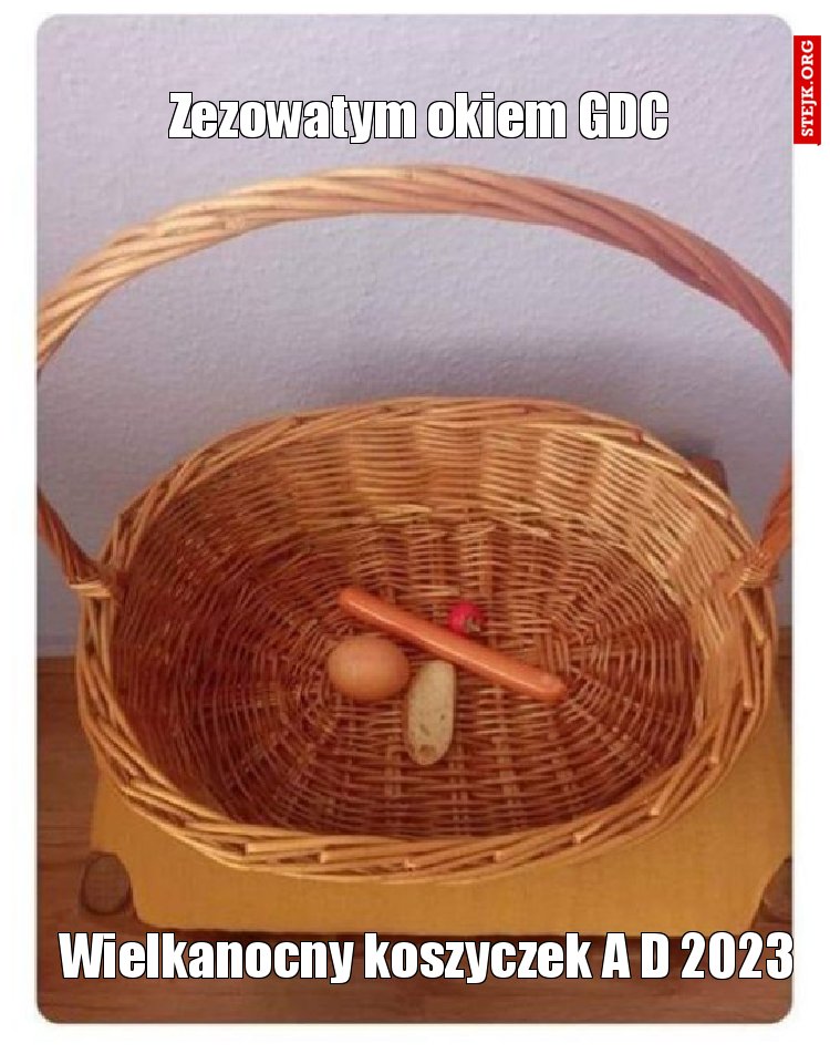 Wielkanocny koszyczek A D 2023