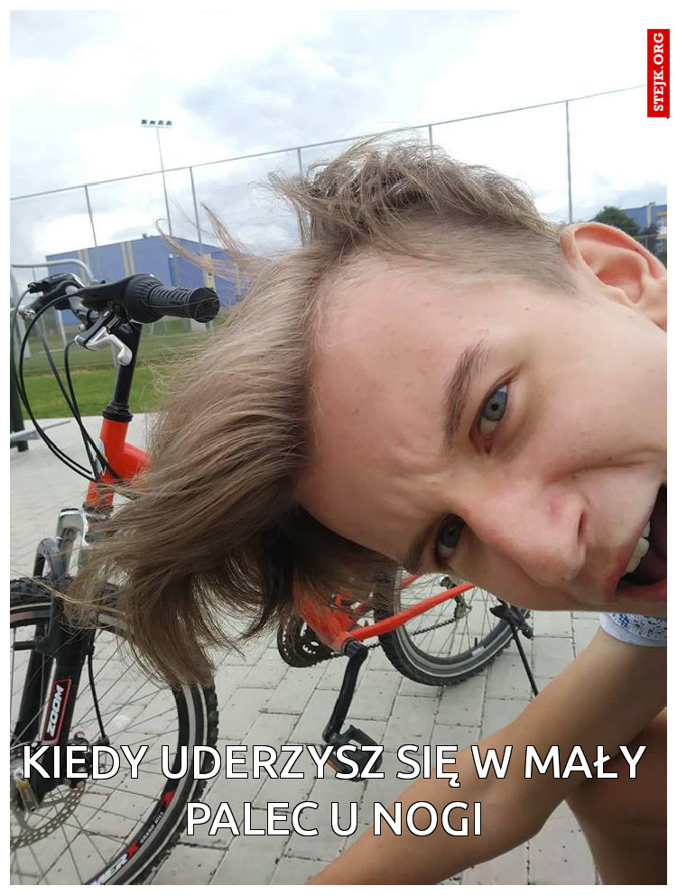Kiedy uderzysz się w mały palec u nogi