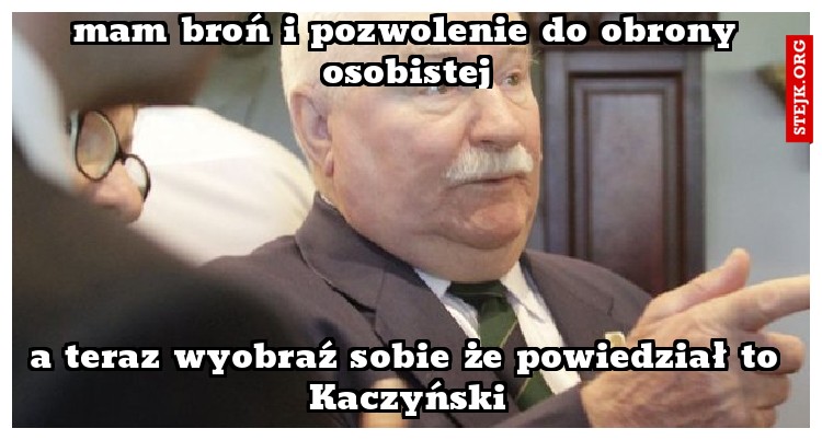 mam broń i pozwolenie do obrony osobistej