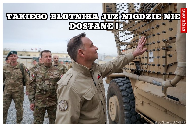 Takiego błotnika juz nie dostane !