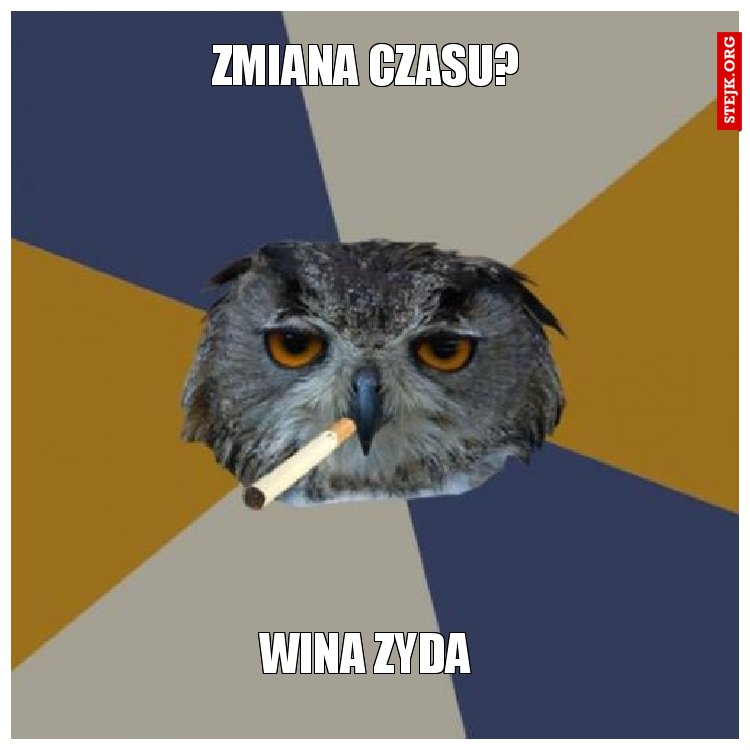zmiana czasu?