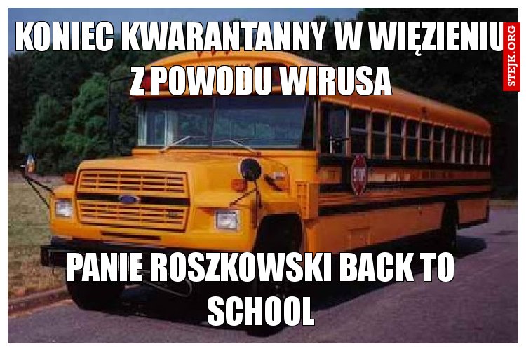 Panie Roszkowski back to school