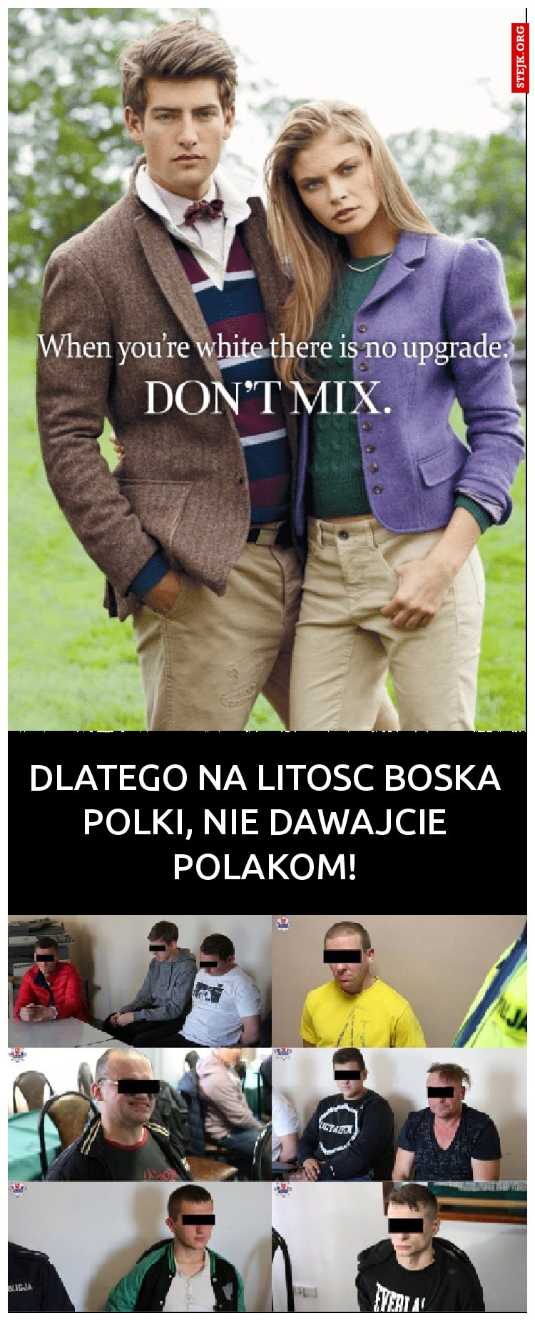 Dlatego na litosc boska polki, nie dawajcie polakom!