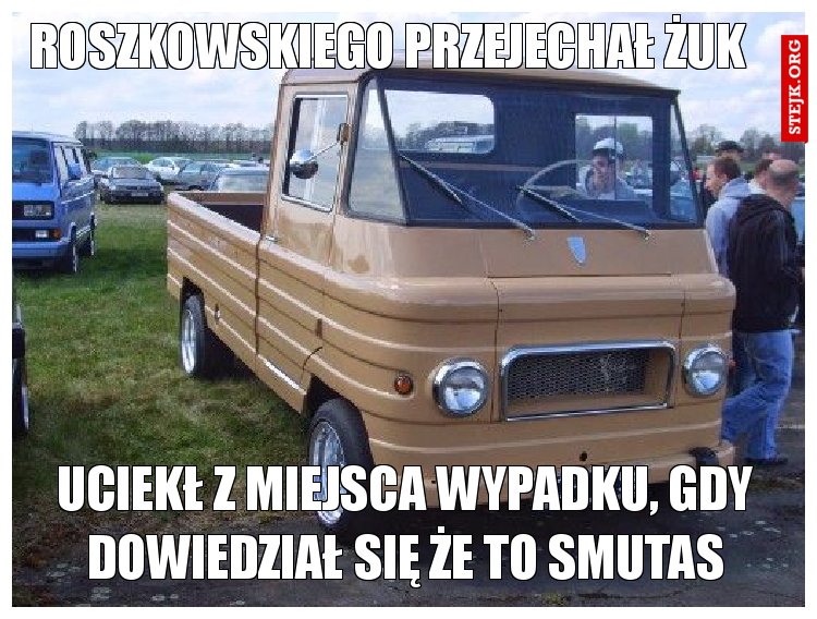 roszkowskiego przejechał żuk