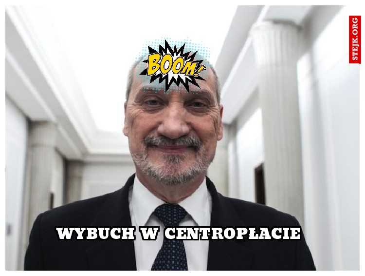 Wybuch w centropłacie 