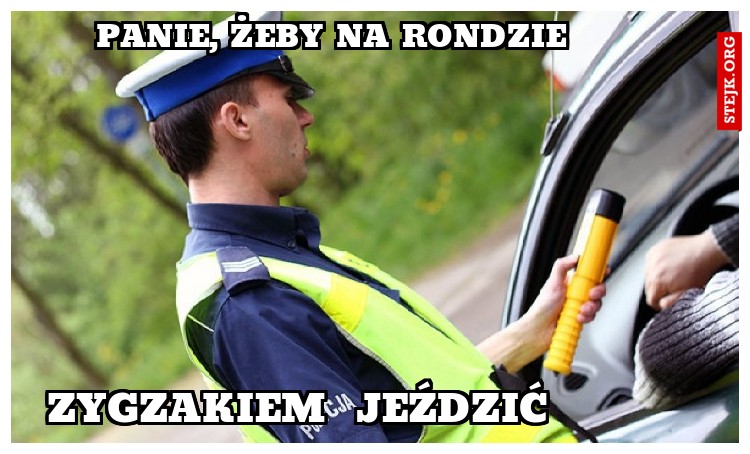 panie, żeby na rondzie