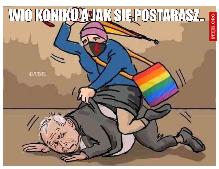 wio koniku a jak się postarasz..