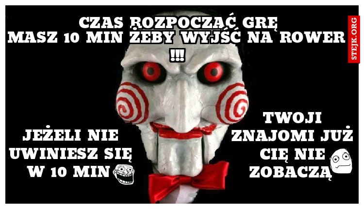 Czas rozpocząć grę 