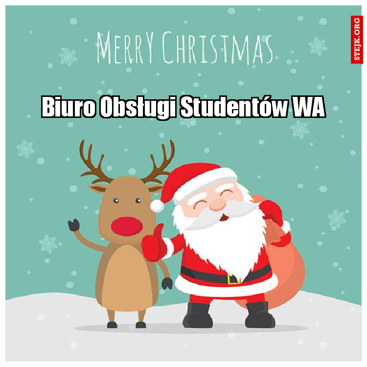 Biuro Obsługi Studentów WA