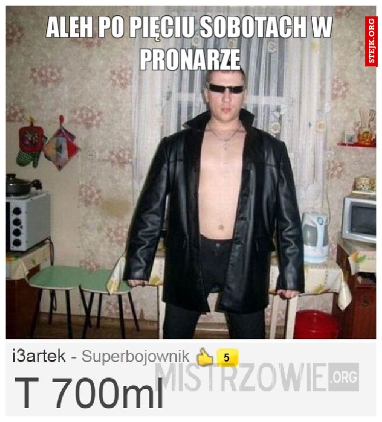 Aleh po pięciu sobotach w Pronarze