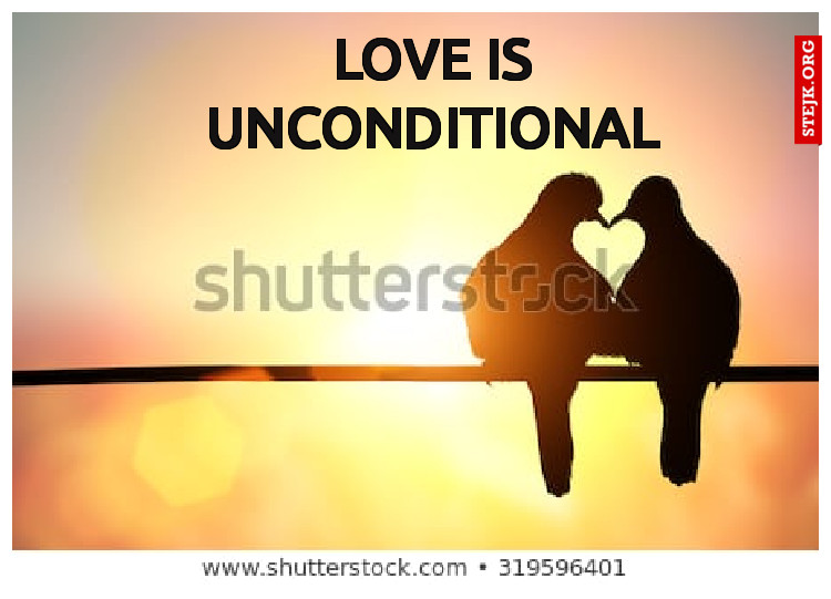 love is unconditional