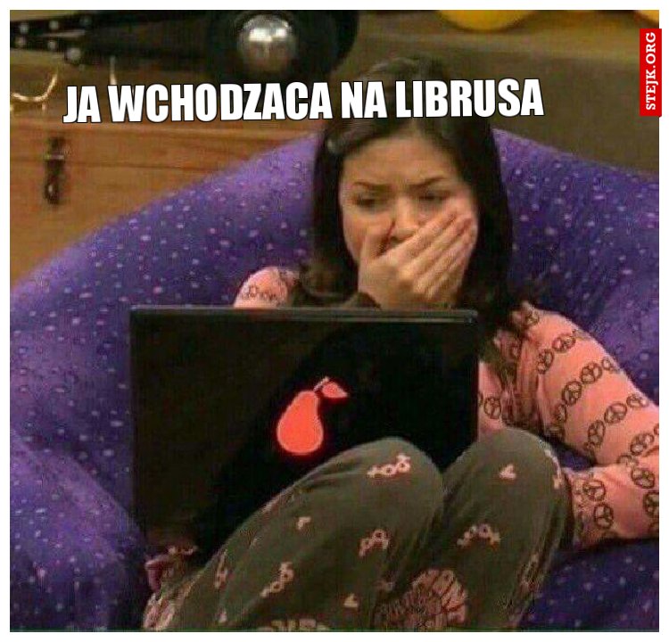 Ja wchodzaca na librusa