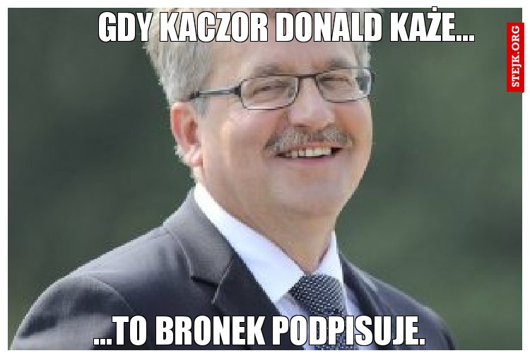 Gdy kaczor Donald każe...