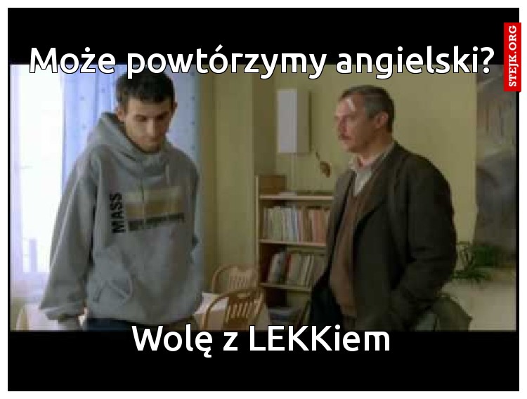 Może powtórzymy angielski?
