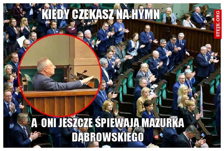 Kiedy czekasz na hymn