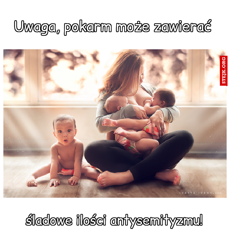 Uwaga, pokarm może zawierać